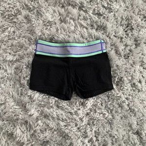 ivivva black spandex green and purple band